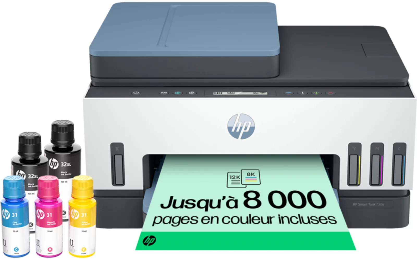 HP Smart Tank 7306 : Imprimez Moins, Travaillez Plus
