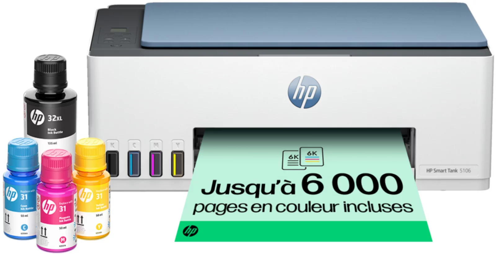 HP Smart Tank 5106 : Économique et Multifonction