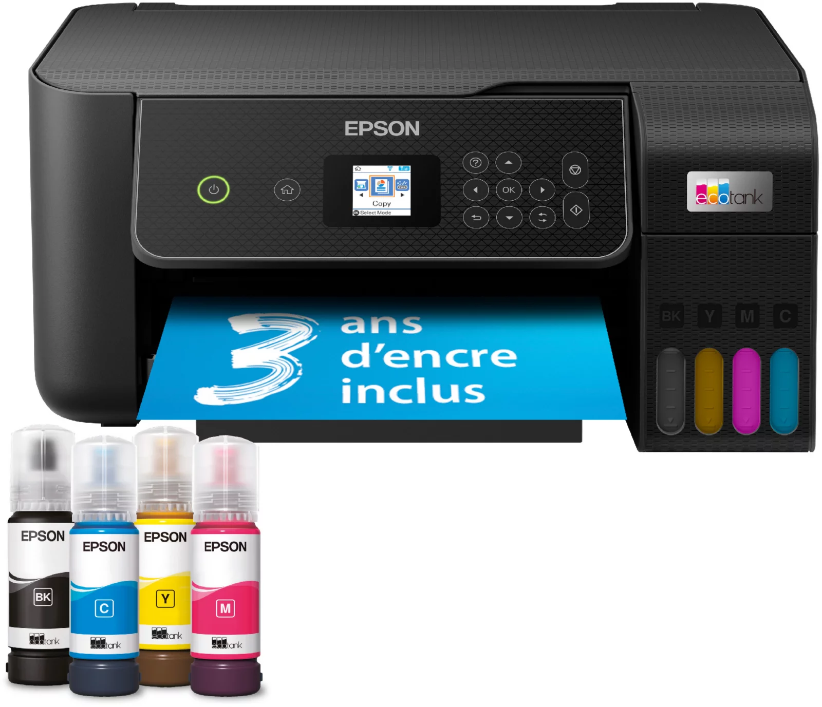 EcoTank ET-2870 : Imprimez Économiquement

Ou, plus court :

EPSON EcoTank ET-2870 : Économique & Compact
